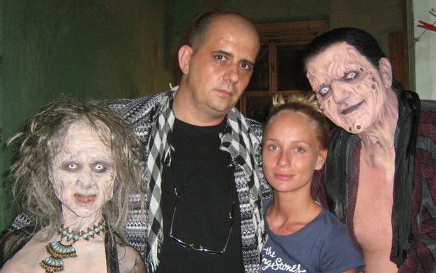 D. Daniel Vujic and cast / crew on the set of 