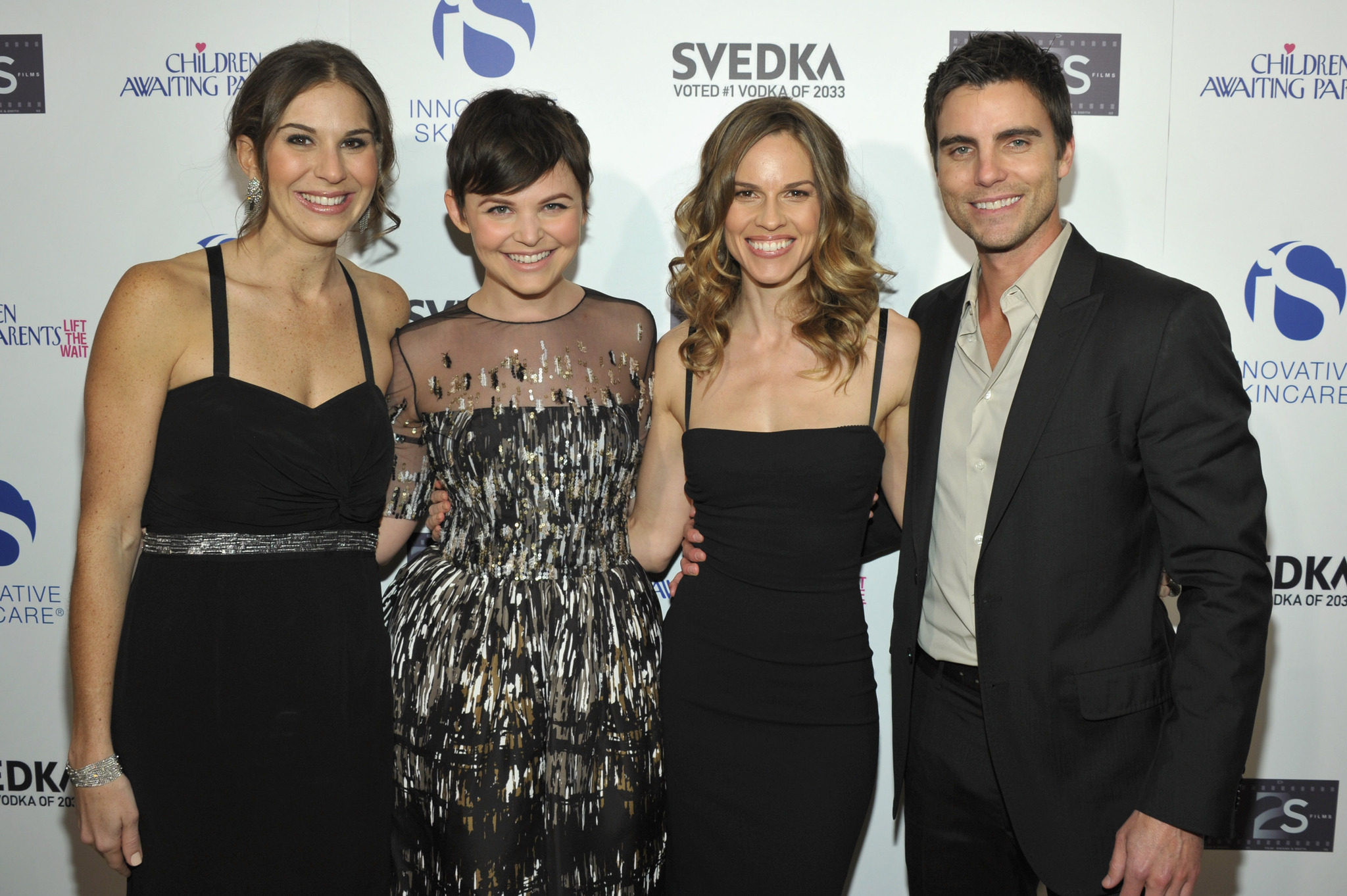 Hilary Swank, Ginnifer Goodwin, Molly Smith and Colin Egglesfield