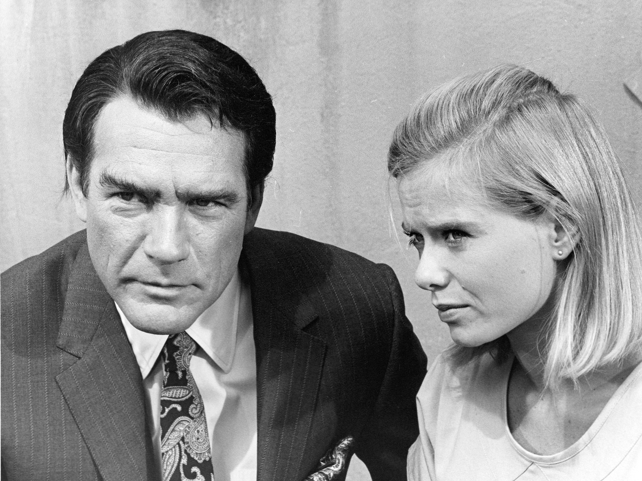 Still of Carl Betz and Brooke Bundy in Judd for the Defense (1967)