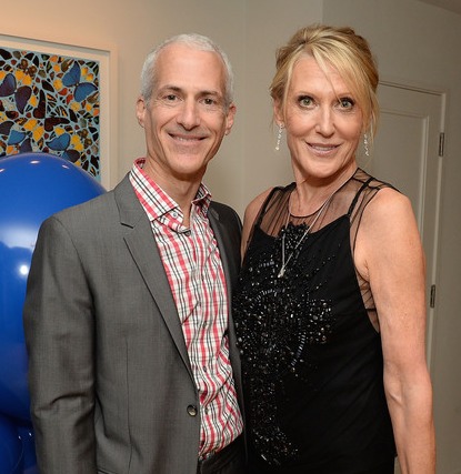 Kevin Salatino and Grazka Taylor attend the Vacheron Constantin High Jewelry Collection Dinner at a private residence on October 10, 2013 in Los Angeles, California.