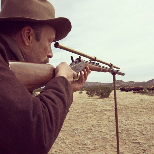 Young Bat hunting Buffalo. Gunslingers Season 2