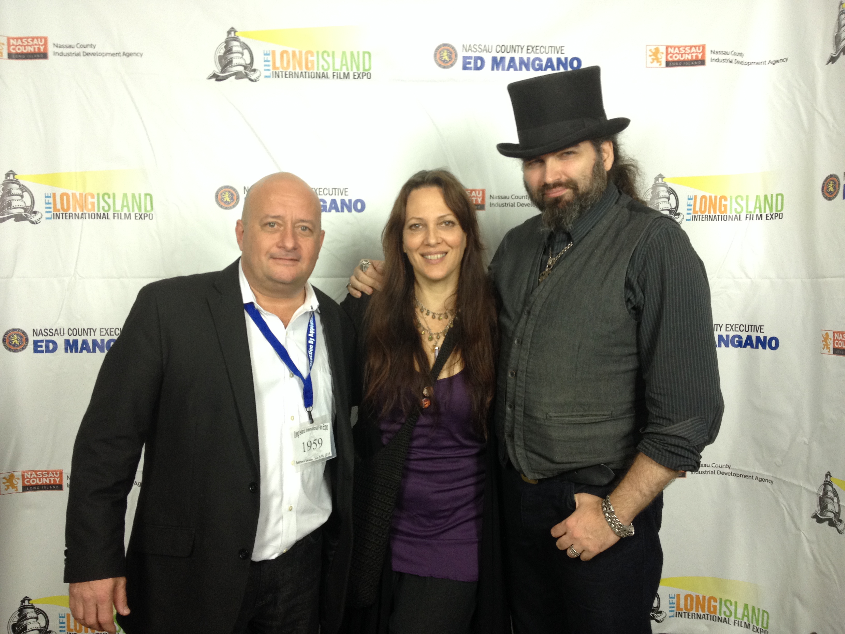 At the 2015 Long Island International Film Expo for the screening of Upperline Entertainment's '1959'