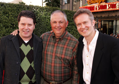 Mark Dindal, Randy Fullmer and Dick Cook at event of Chicken Little (2005)