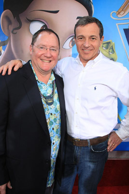 John Lasseter and Robert A. Iger at event of The Princess and the Frog (2009)