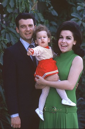 Annette Funicello, husband Jack Gilardi and daughter