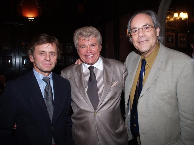 Mikhail Baryshnikov, Dennis Hedlund and Robert Klein at the 25th Anniversary Celebration of Kultur International Films, at the Friars Club in New York.