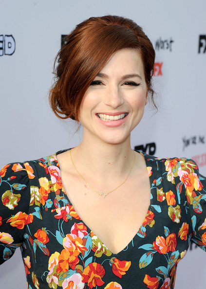 Aya Cash attends the premieres of 