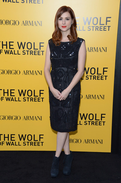 Aya Cash at the Wolf of Wall Street premiere