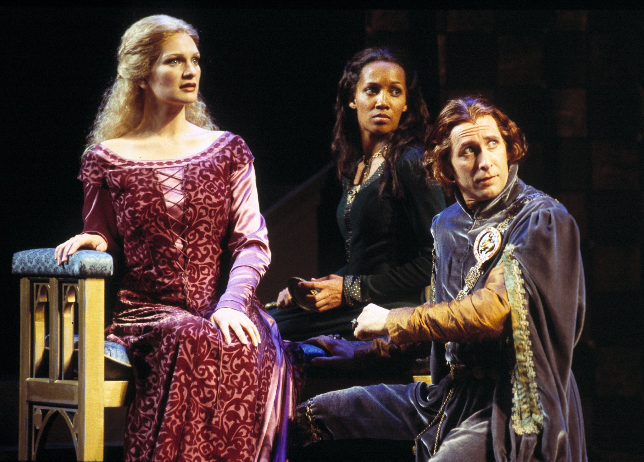 (L-R) Linda K. Morris, Aisha Kabia & Jeff Cummings in the Oregon Shakespeare Festival production of 