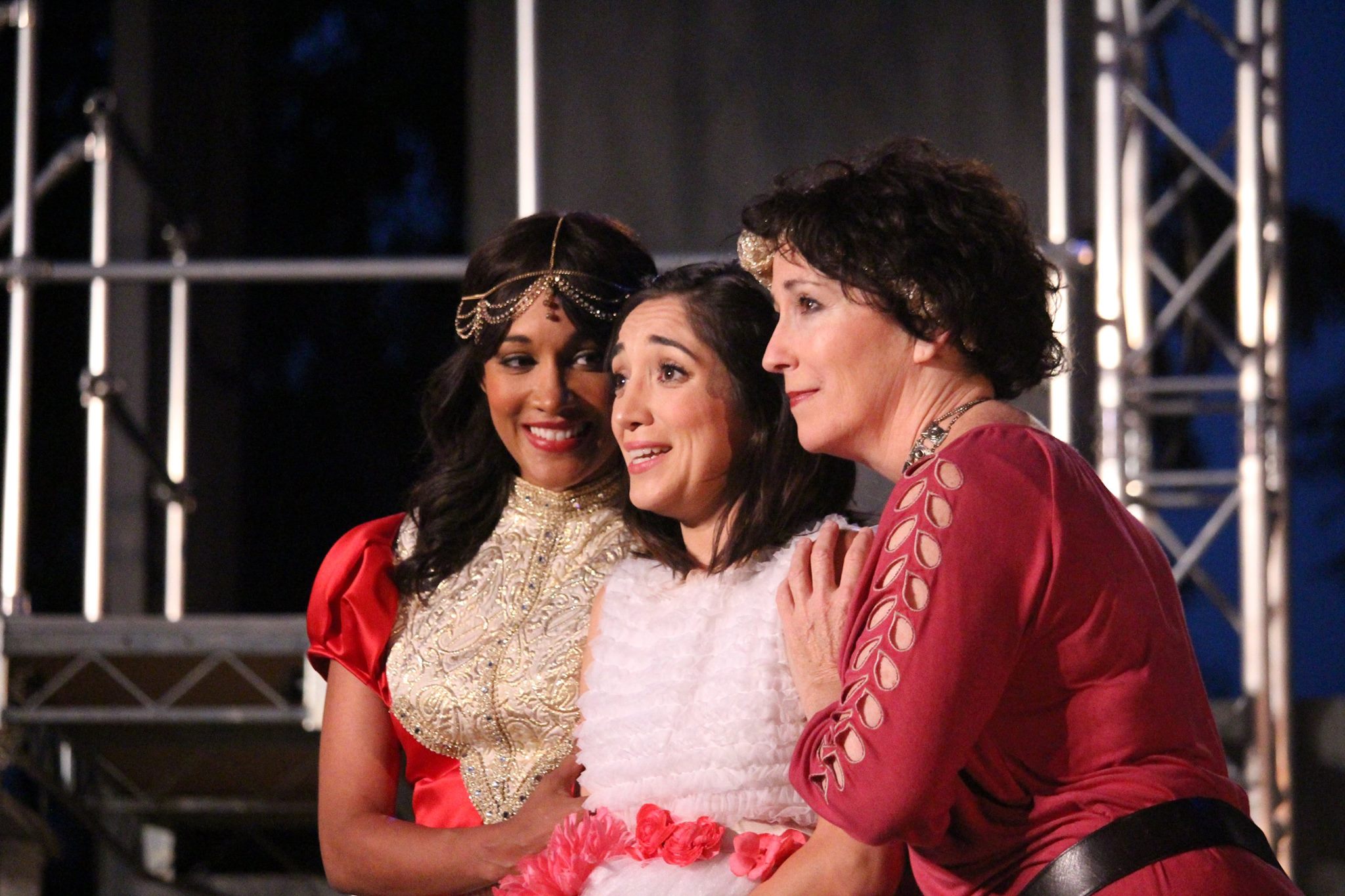 (L-R) Aisha Kabia, Erika Soto & Bernadette Sullivan in the Independent Shakespeare Co. production of 