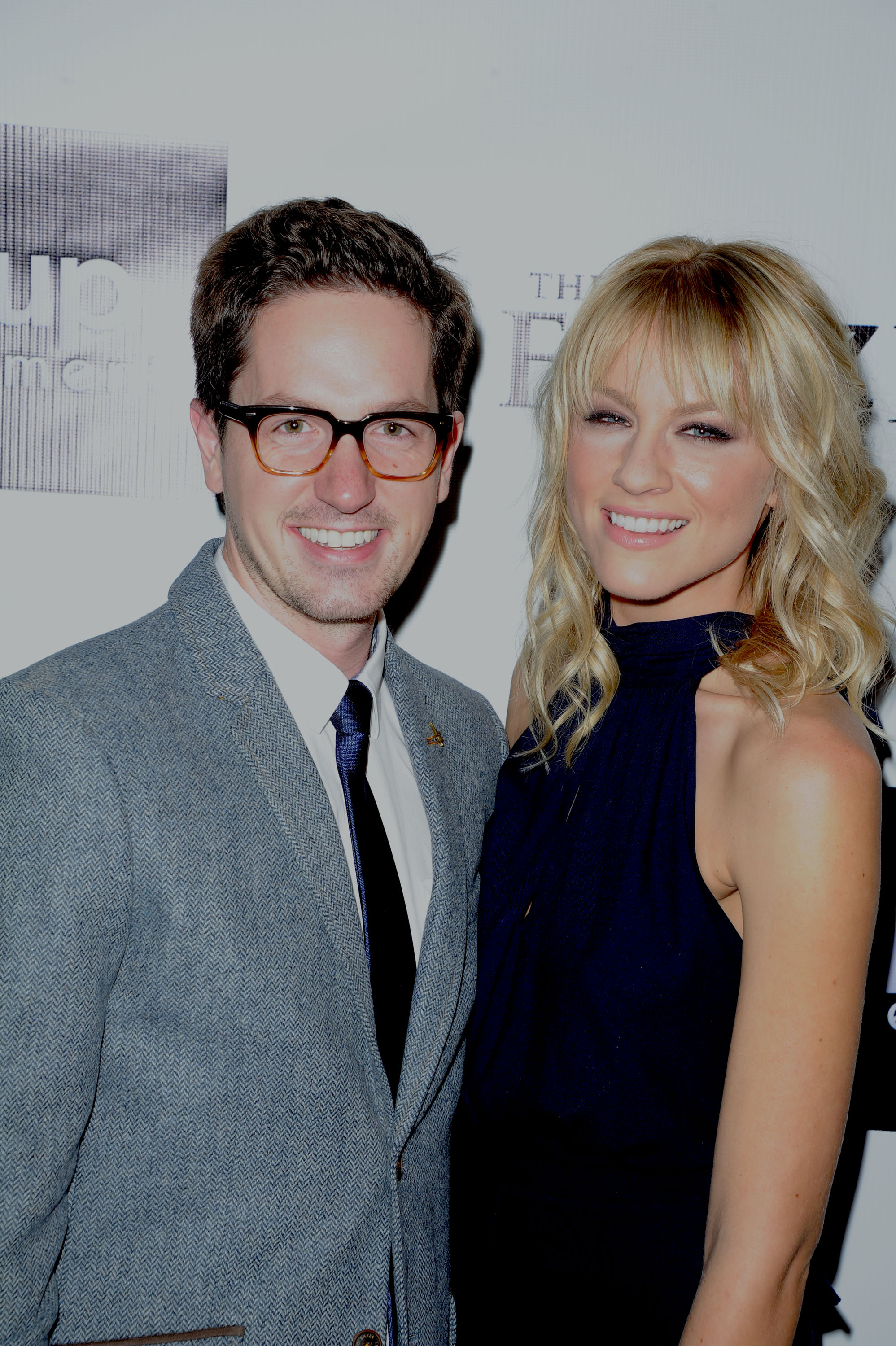 Seth David Mitchell with Brit Morgan at the premiere of 