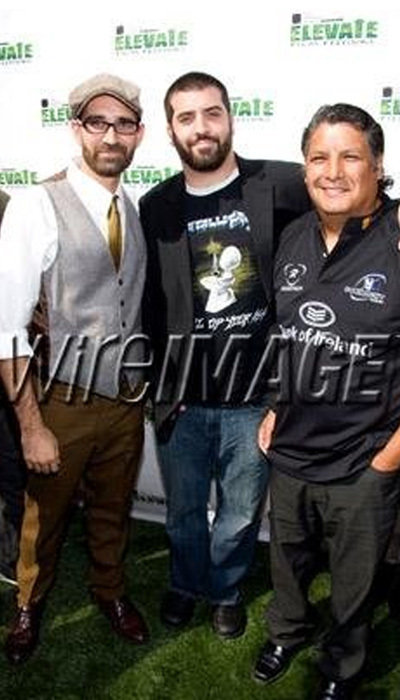 Director Teo Guardino, Cinematographer Michael Lynch, and actor Javier Ronceros @ Elevate Film Festival at the Nokia Theater in Los Angeles.