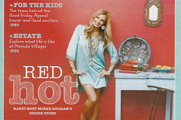 HOME MAGAZINE. Saturday Herald Sun. Cover shoot, Inside the Moroccan retreat of radio and Television host, Mieke Buchan
