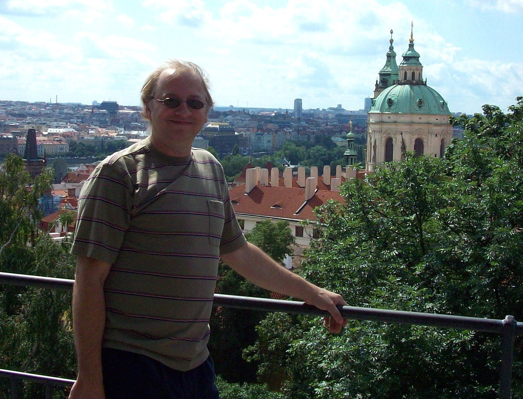 Stephen Donnelly, literary research trip, Czech Republic, July 7, 2009.