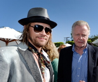 Kayd Currier and Jon Voight at La BAFTA Tea Part 2103