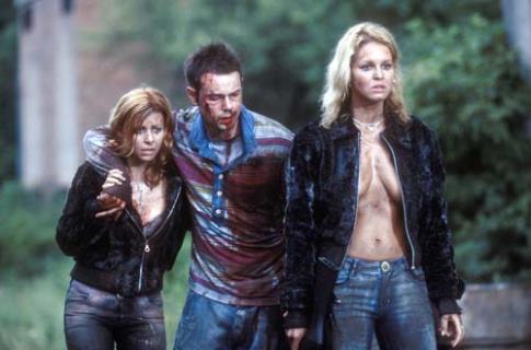 Still of Danny Dyer, Judit Viktor and Juli Drajkó in Severance (2006)