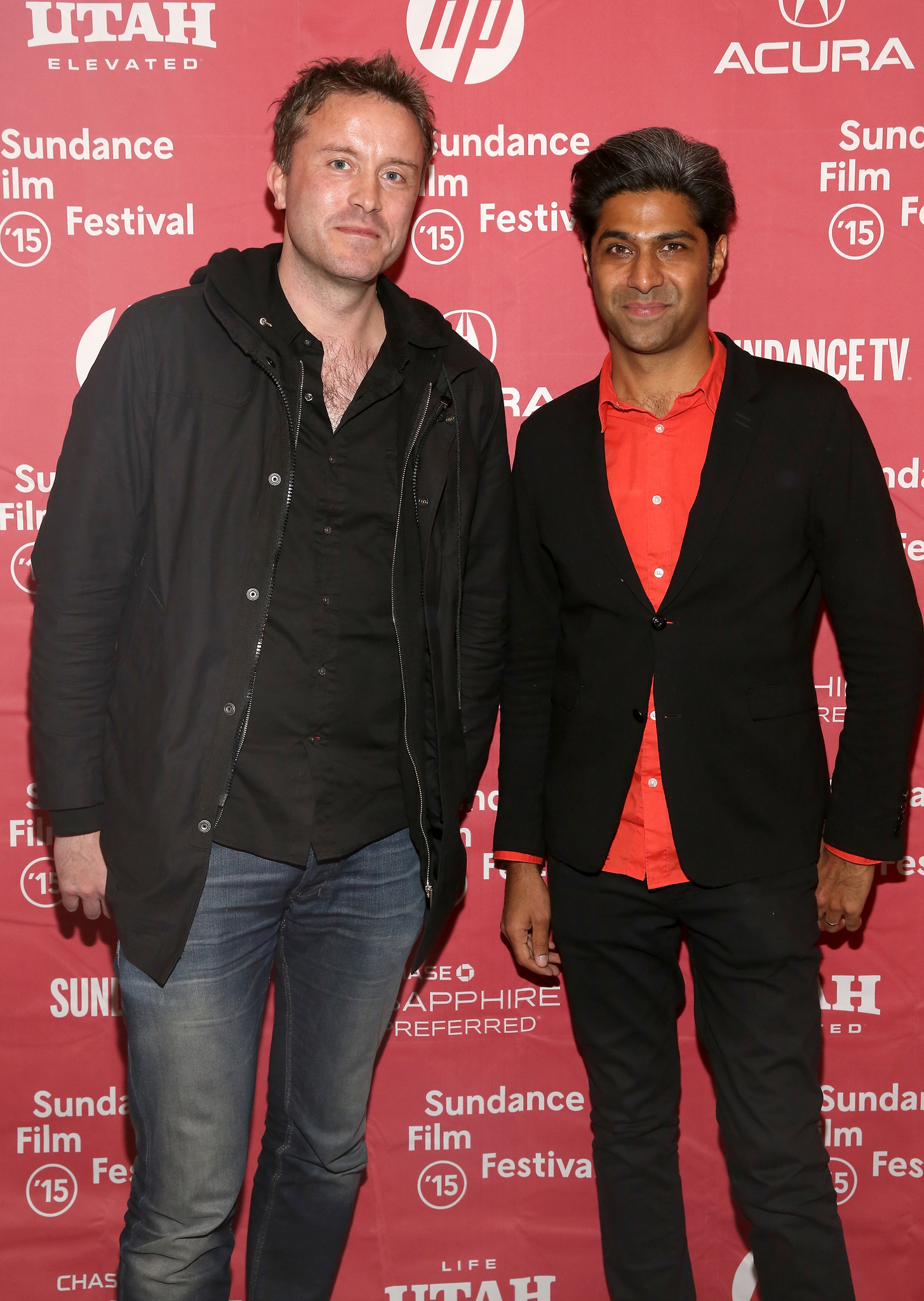 Hussain Currimbhoy and Stevan Riley at event of Listen to Me Marlon (2015)