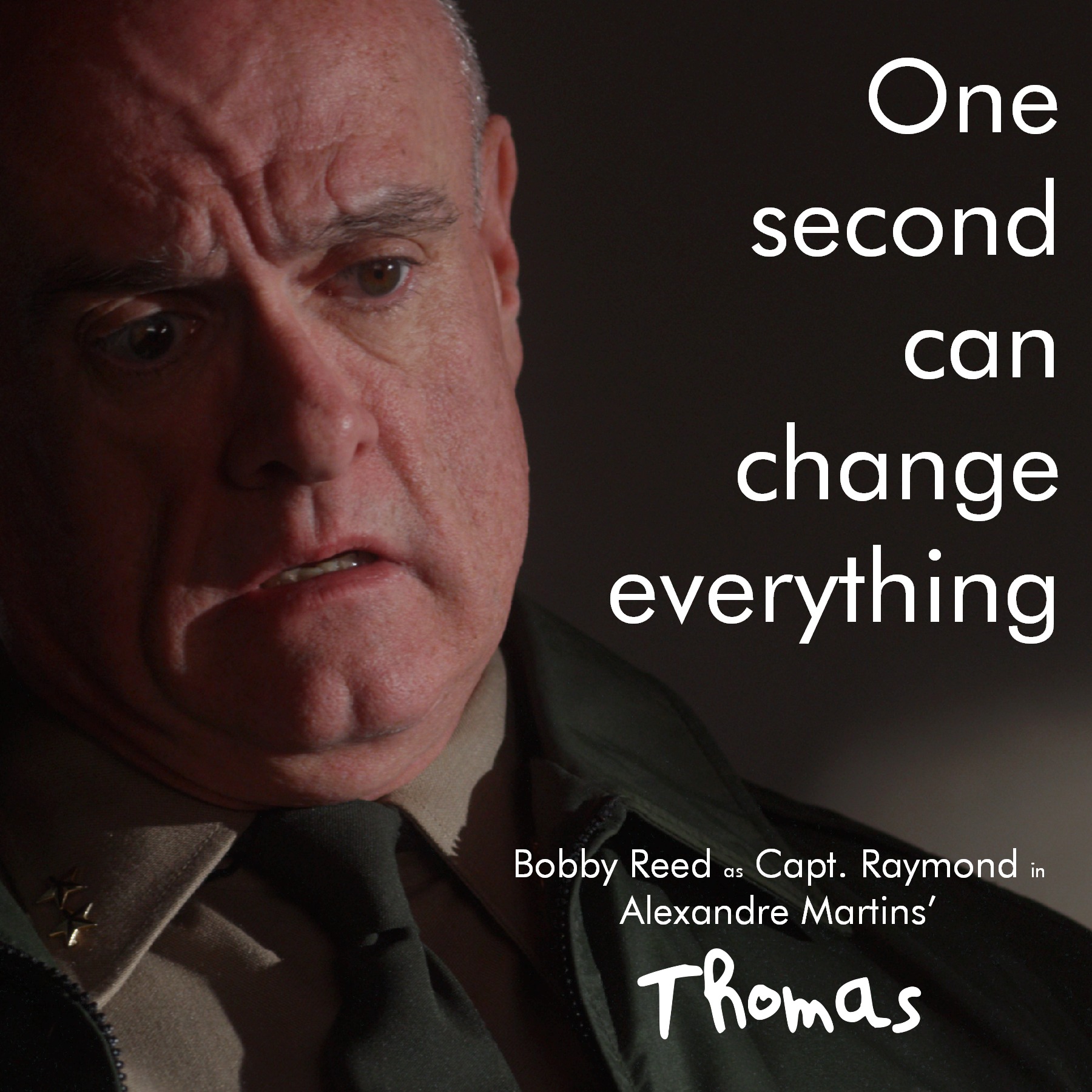 Bobby Reed as Capt. Raymond in Alexandre Martins' THOMAS