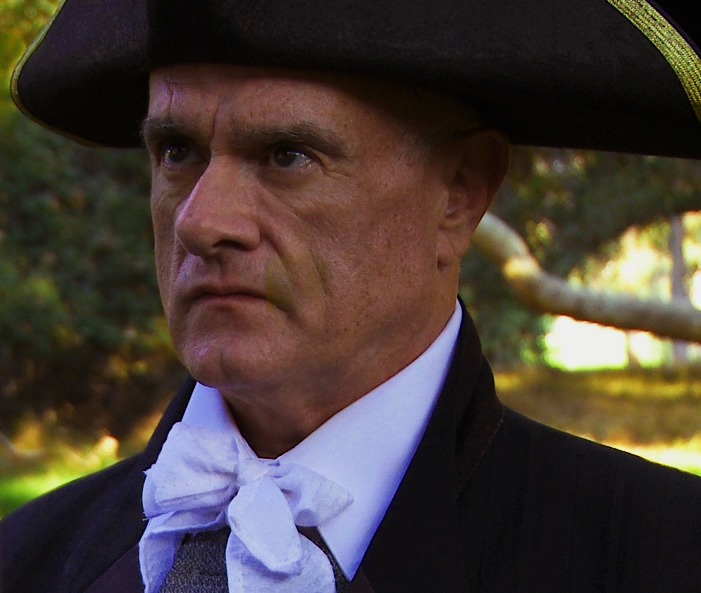 Bobby Reed as Aaron Burr in William Ilgen's 