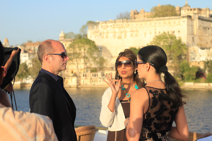 Award wining film maker Vibha Bakshi directs Helen and John-Michael Lind - Co-Founder of Access Healthcare Foundation for the making of Taj Lake Palace Film