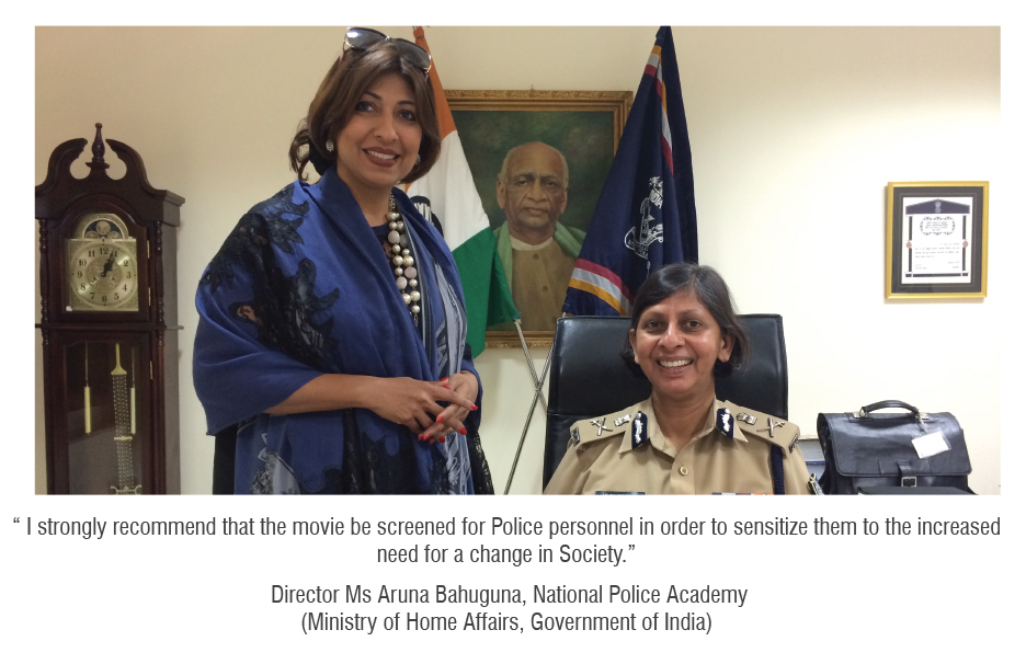 Daughters of Mother India screening at National Police Academy, Hyderabad.