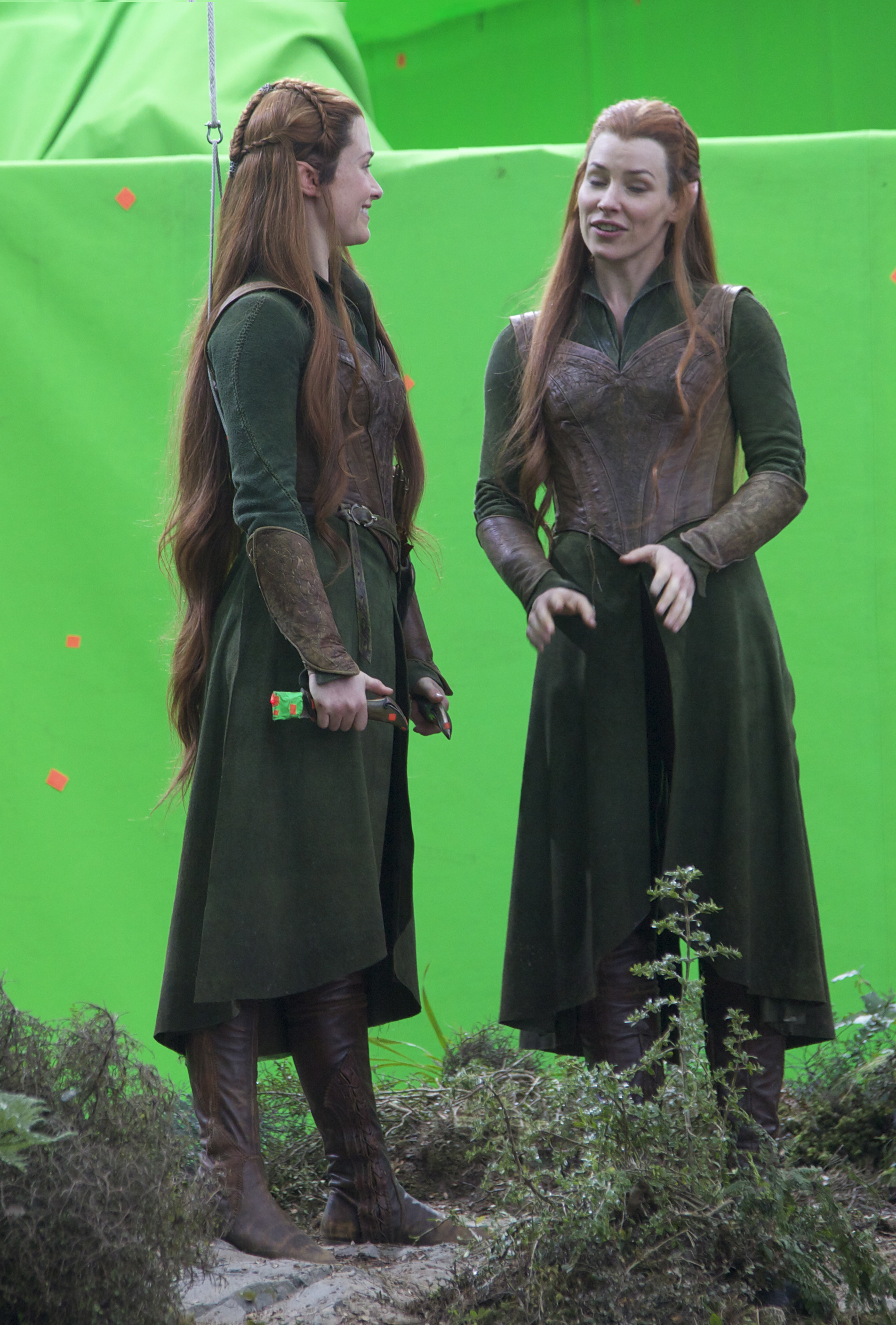 Ingrid Kleinig & Evangeline Lilly on The Hobbit Trilogy