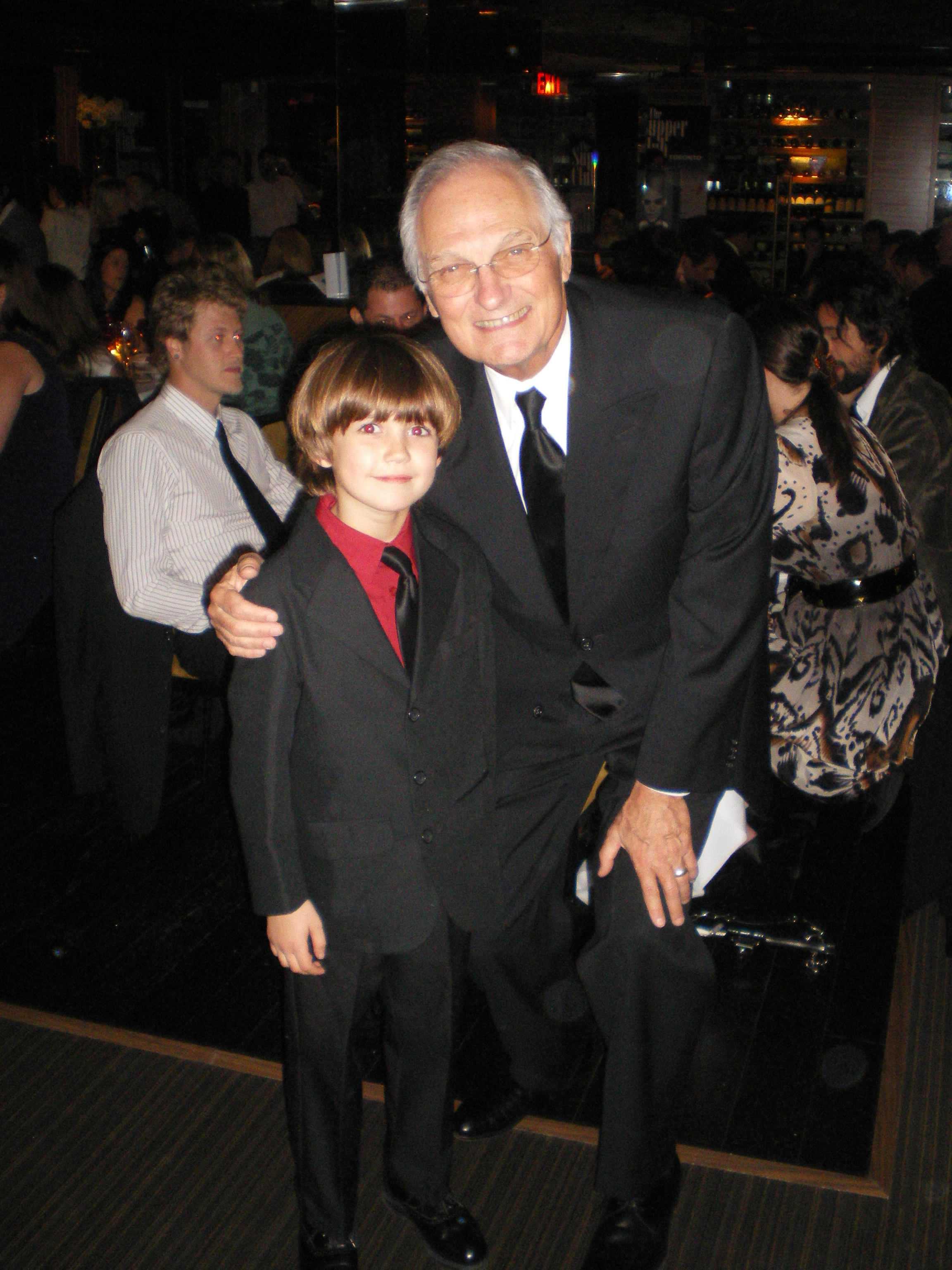 Preston Bailey and Alan Alda Nothing But The Truth Premiere after party Toronto