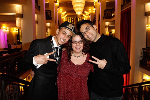 Fady Elsayed, Sally El Hosaini and James Floyd at the European Premiere of My Brother The Devil, Berlinale 2012.