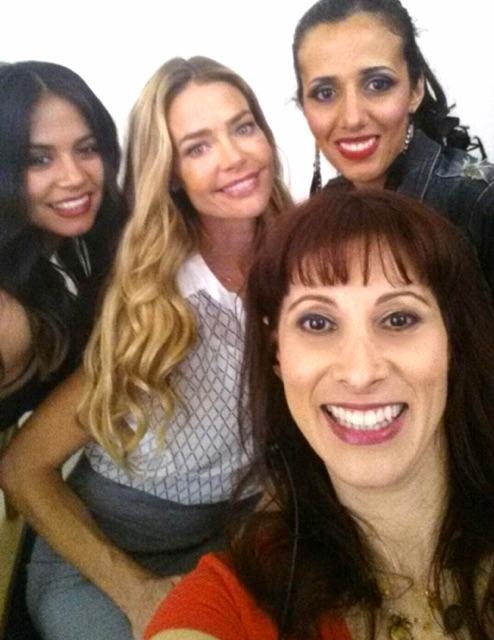 Denise Richards, Raquel Brussolo and cast of A Life Lived