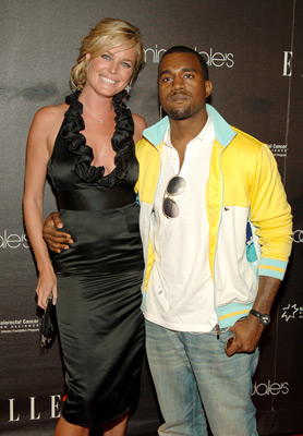 Rebecca Romijn and Kanye West