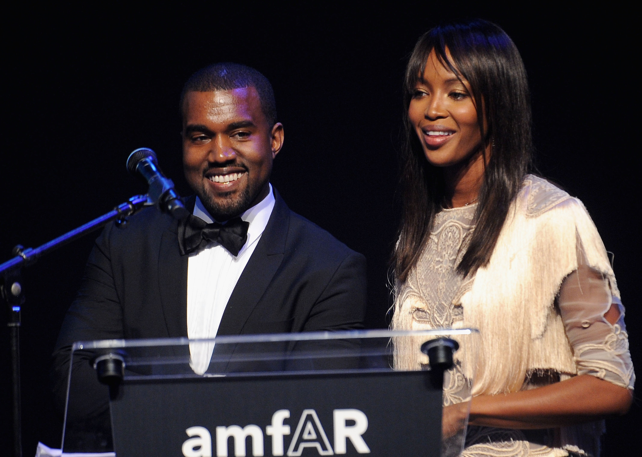 Naomi Campbell and Kanye West