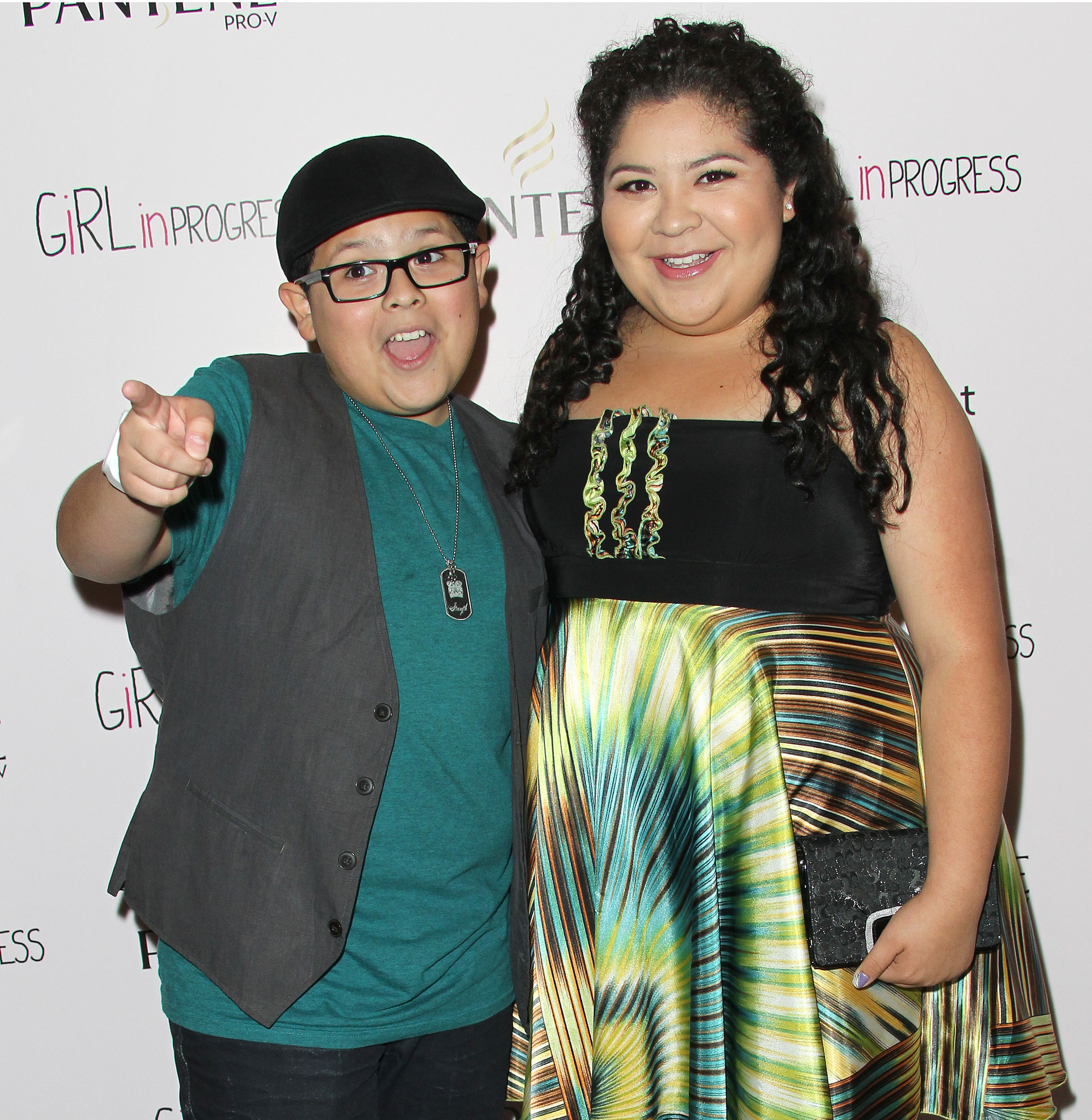 Raini Rodriguez and Rico Rodriguez at event of Girl in Progress (2012)