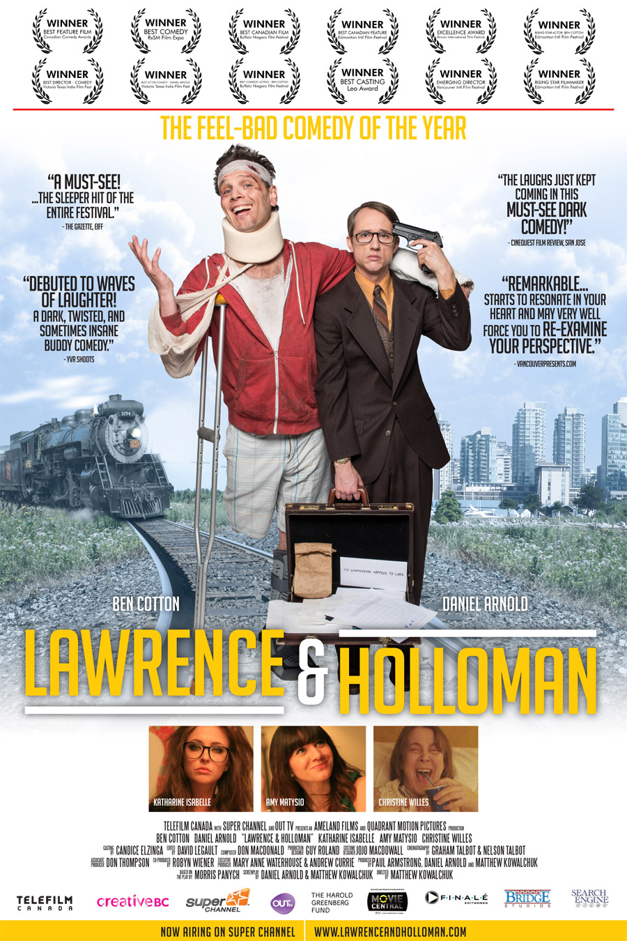 Theatrical poster design for Lawrence & Holloman.