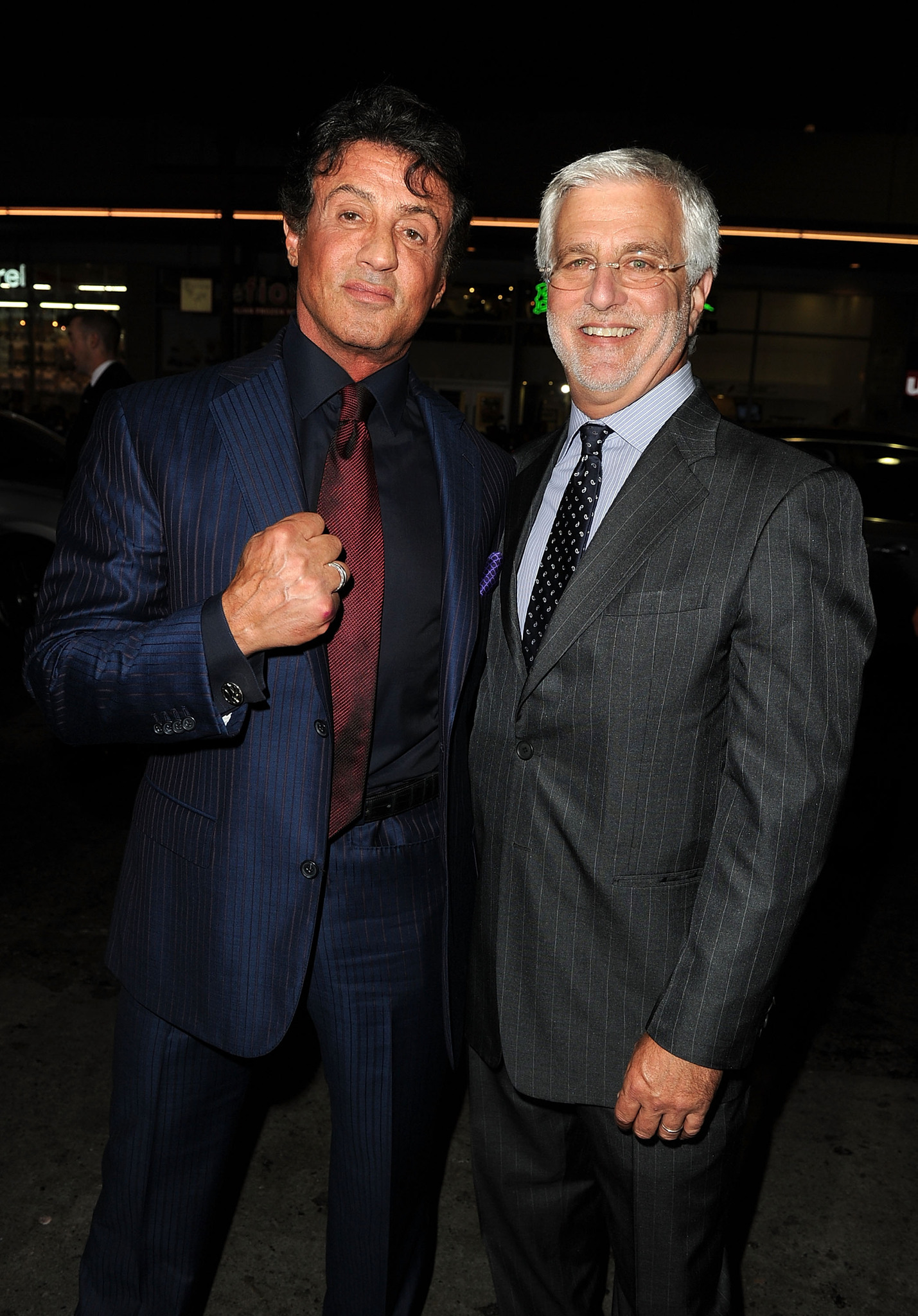 Sylvester Stallone and Rob Friedman
