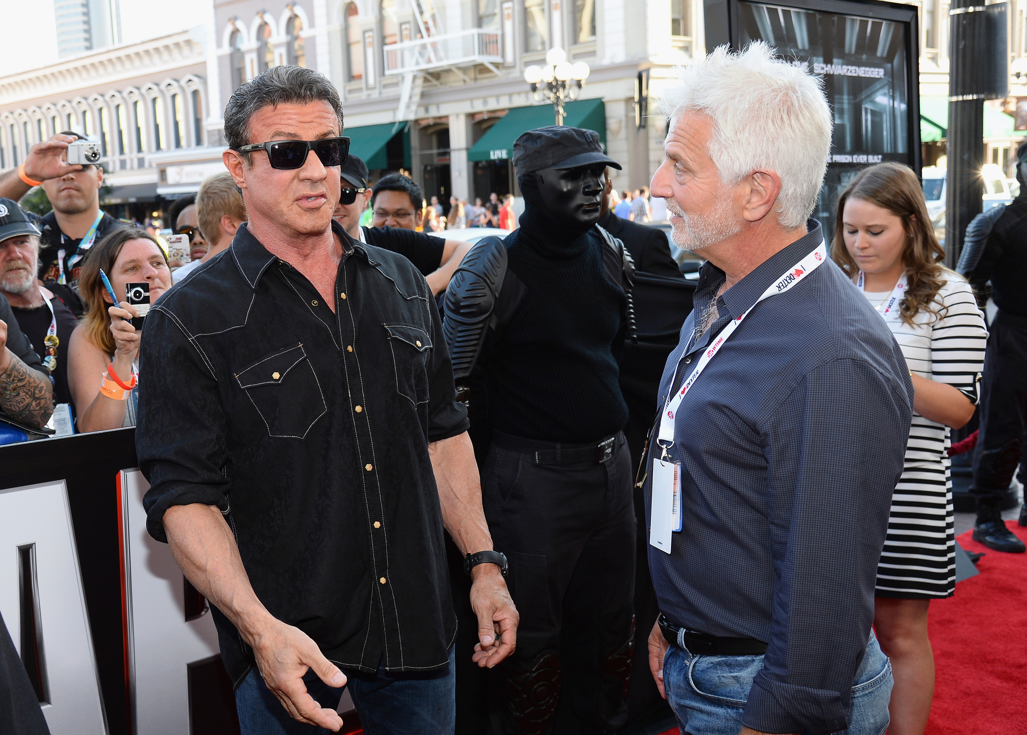 Sylvester Stallone and Rob Friedman at event of Pabegimo planas (2013)