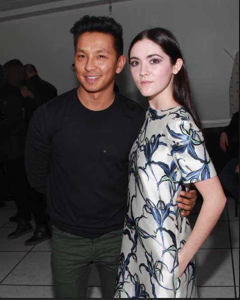 Isabelle Fuhrman and designer Prabal Gurung - Front Row And Back Stage - Fall 2013 Mercedes-Benz Fashion Week