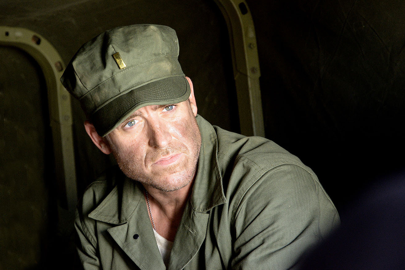 Darren Keefe as Lieutenant Maxwell in the World War II film The Last Rescue.