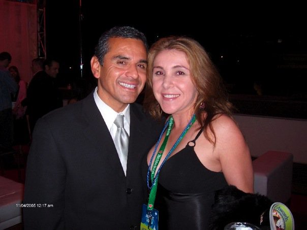 Mayor Antonio Villaraigosa and Adriana Souza