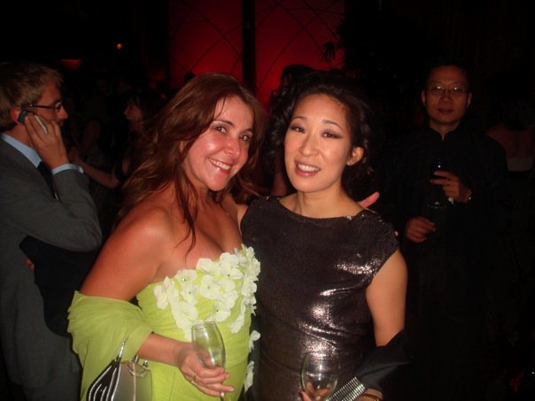 Adriana Souza and Sandra Oh