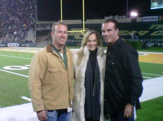 Actor Scott Jefferies at The Baylor/Texas A&M game.