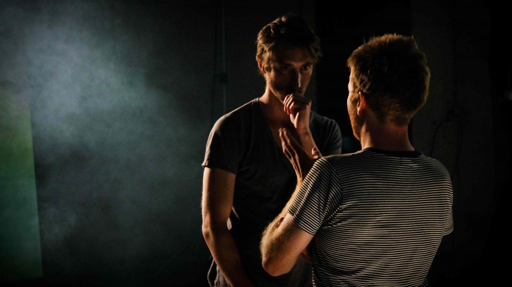 Tom Stokes and Director Stephen McCullum in 'Hunger'