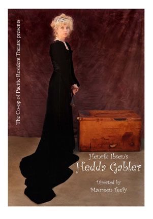 Laura Liguori as Hedda in Henrik Ibsen's Hedda Gabler. The Pacific Resident Theatre 2010