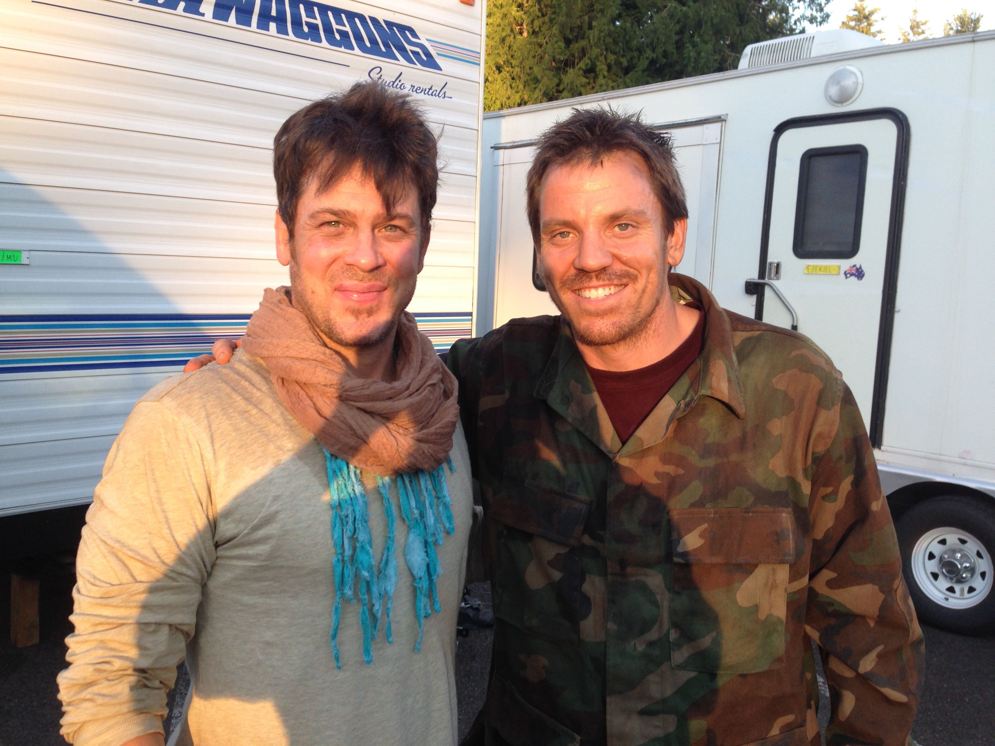 Christian Kane and Mike Pfaff The Librarians