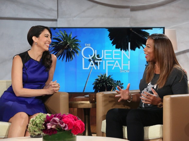 Nina Millin with Queen Latifah on The Queen Latifah Show