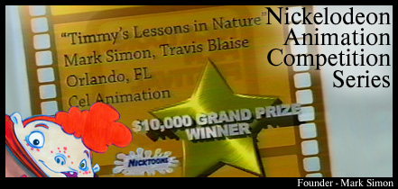 Mark Simon, first Grand Prize Winner of the competition series, Nicktoons Film Fest.