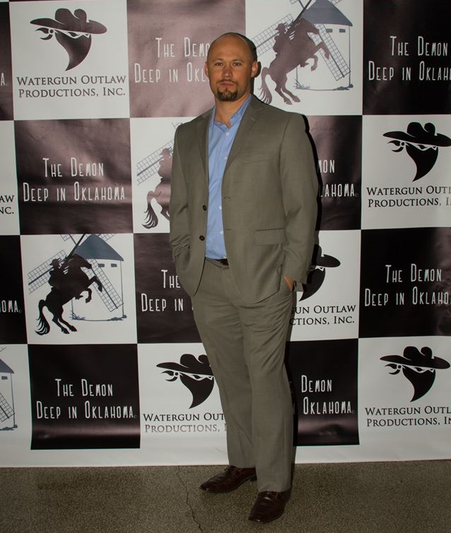 Executive Producer James E. Oxford at the private NYC screening of 'The Demon Deep in Oklahoma.'
