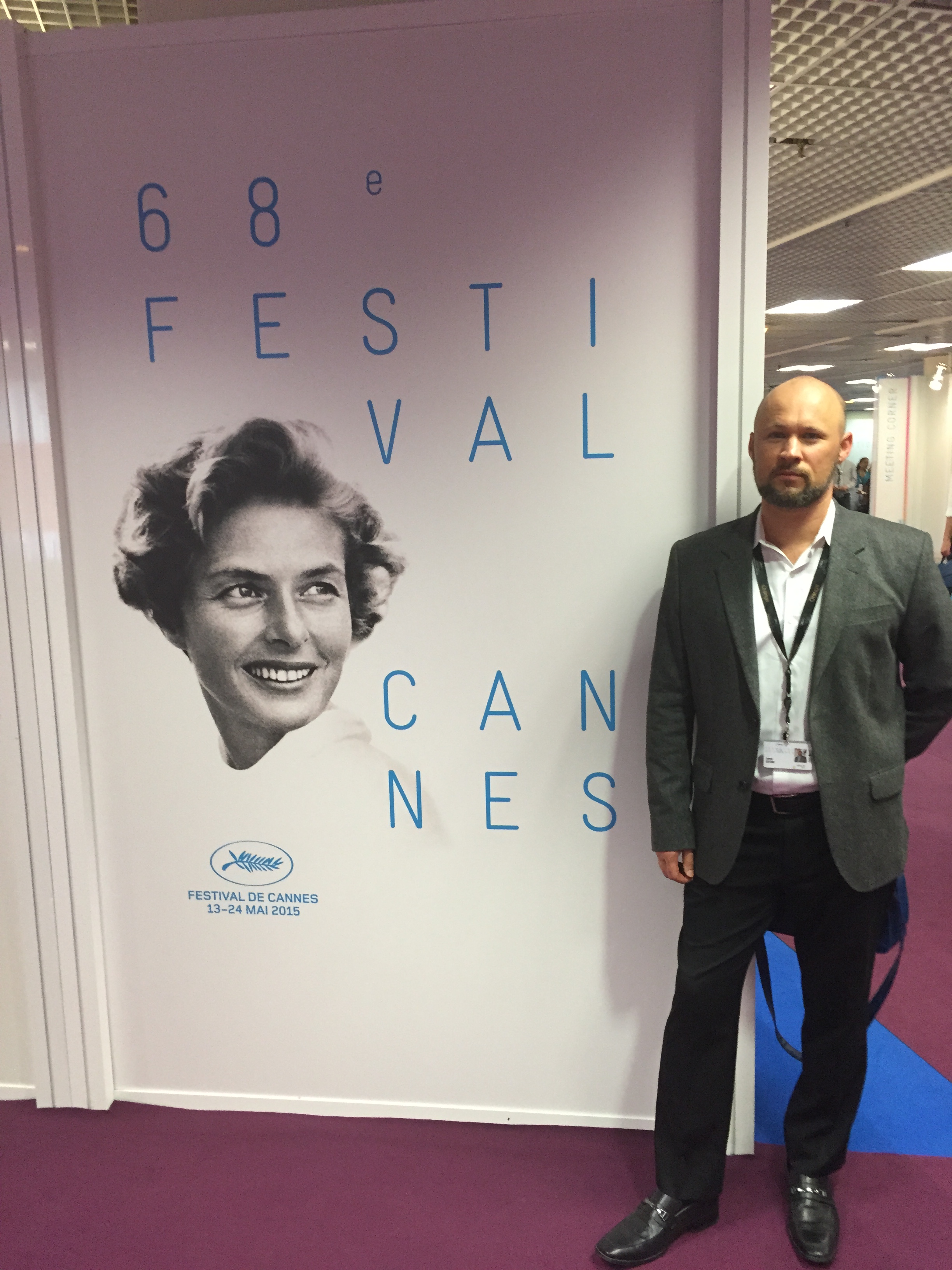 Executive Producer James E. Oxford at the 68th Annual Cannes Film Festival.