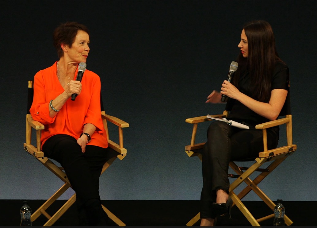 Claire Bueno interviews Celia Imrie at the Apple Store, Regent Street.