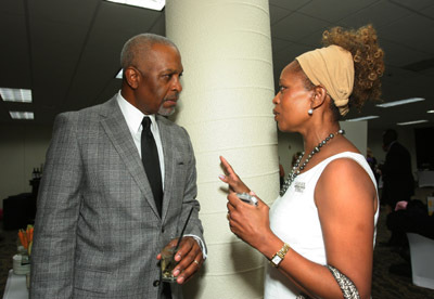 Alfre Woodard and James Pickens