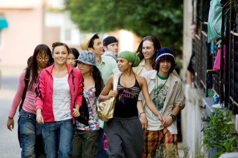 Still of Cassie Ventura, Briana Evigan, Robert Hoffman, Danielle Polanco and Mari Koda in Sokis hip-hopo ritmu. Gatves (2008)